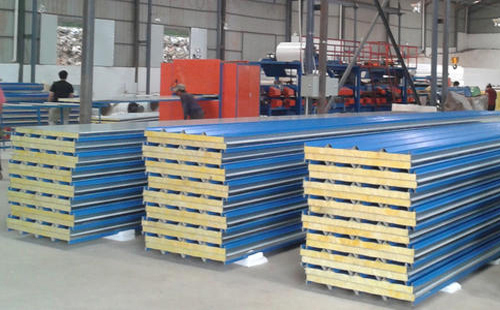 厂房翻新如何选门源彩钢岩棉板防火厚度